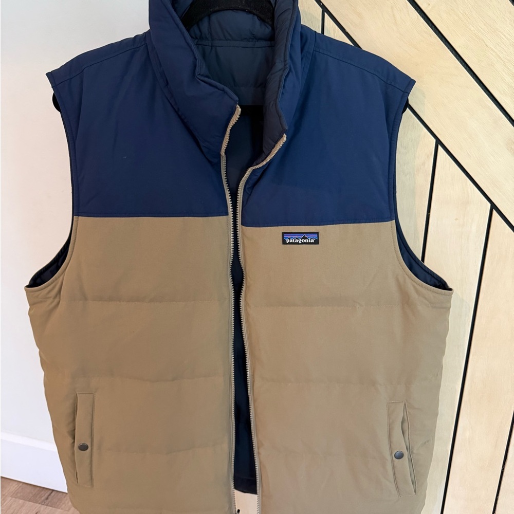 Patagonia Reverisble Goose Down Puffer Vest Mens XL